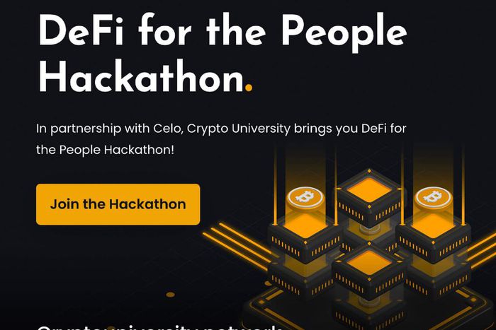 $25,000 up for grabs as Crypto University partners with Celo to host “DeFi for People Hackathon”