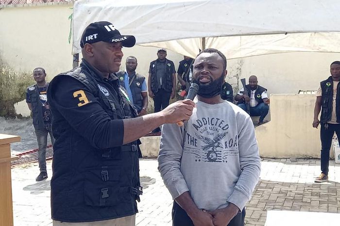 Clement Itoro confesses to killing Salem Tordue at Police Force Headquarters (Sahara Reporters)