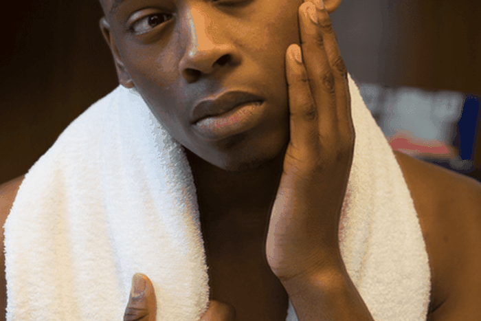 Men also need to take care of their skin [Pinterest]