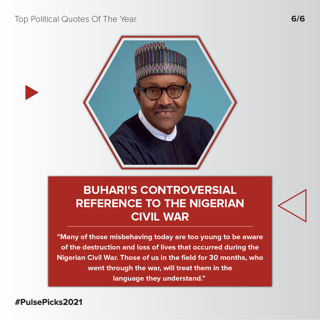 Top 5 political quotes of the year [Pulse Picks 2021]