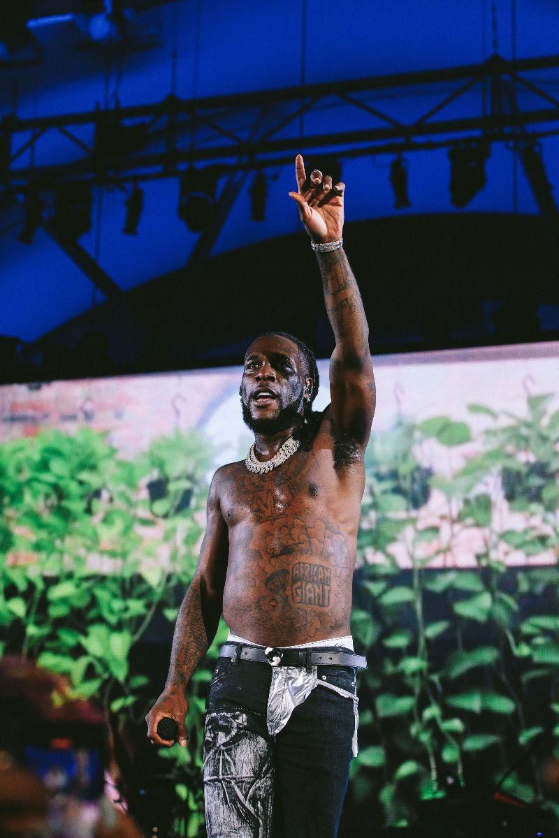 Burna Boy at Hollywood Bowl. (Spaceship)