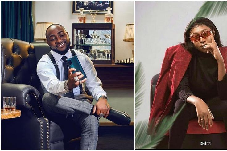 Nigerian music stars Davido and Cynthia Morgan [Instagram/Davido] [Instagram/CynthiaMorgan]