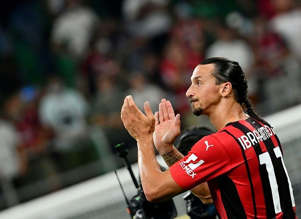 Zlatan Ibrahimovic scored at the weekend but will miss AC Milan's trip to Liverpool