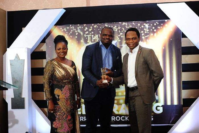 L-R: The convener, Chief Information Officer (CIO) Awards and the CIO Club Africa, Abiola Lasiende; Head of Digital Business Solutions, British American Tobacco (BAT) West and Central Africa, Olakunle Ogedengbe; and President of the Executive Leadershi...