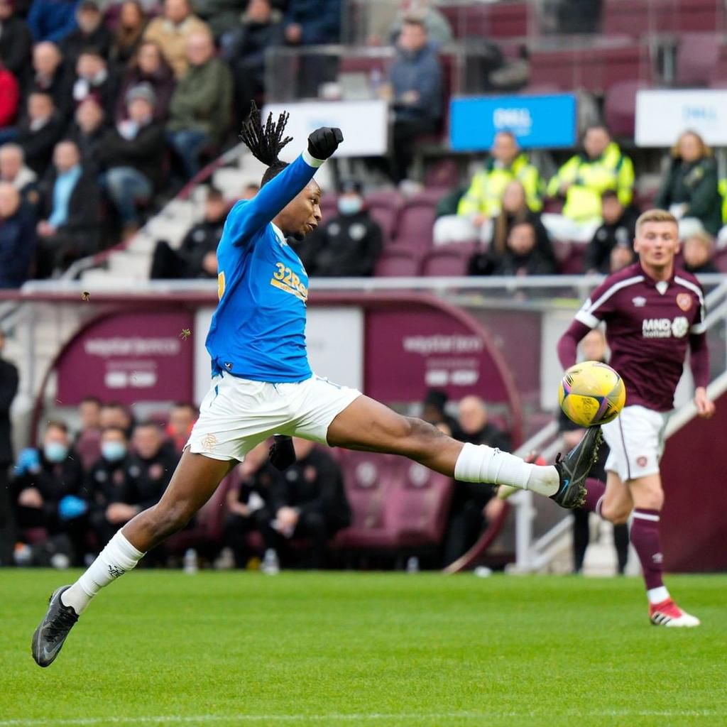 Aribo with that immaculate first touch