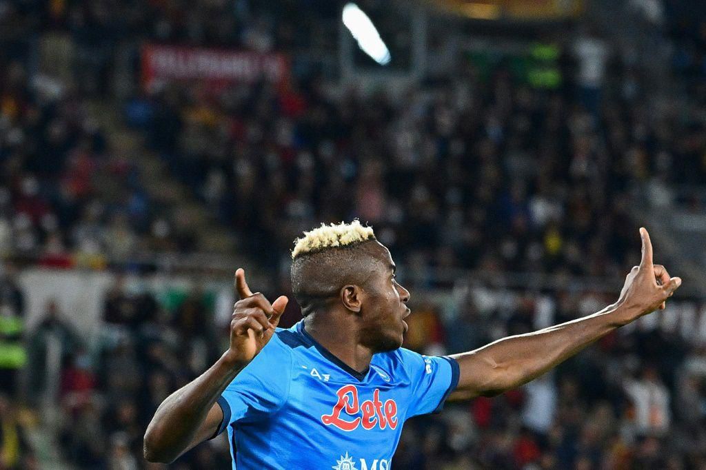 Napoli's Victor Osimhen thought his offside goal should have stood at Roma