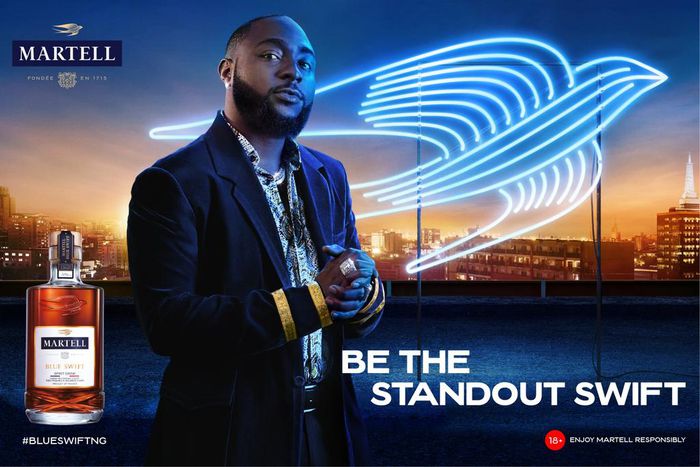 Martell Cognac launches its 'Be The Standout Swift' campaign with Davido