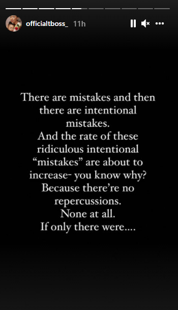 For TBoss, the reason behind some of these 'mistakes' on social media is the lack of repercussion.