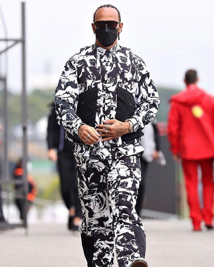 Lewis Hamilton (via British GQ)