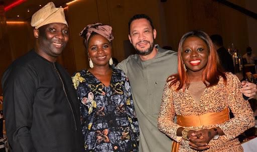 L-R: Legal & Corporate Affairs Director, International Breweries PLC (IBPLC), Mrs Temitope Oguntokun; commissioner for commerce and industry, Ogun State, Kikelomo Longe; Chairman of the Board, International Breweries PLC, HRM Nnaemeka Alfred Achebe; Sp...