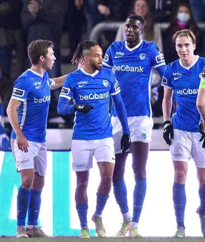 Back-to-back goals for Paul Onuachu for Genk.