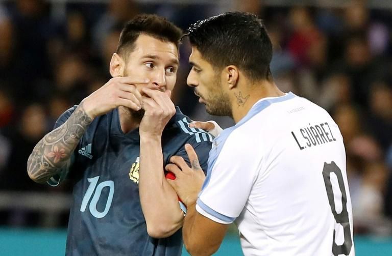 Opponents: Lionel Messi and Luis Suarez haver faced each other in internationals
