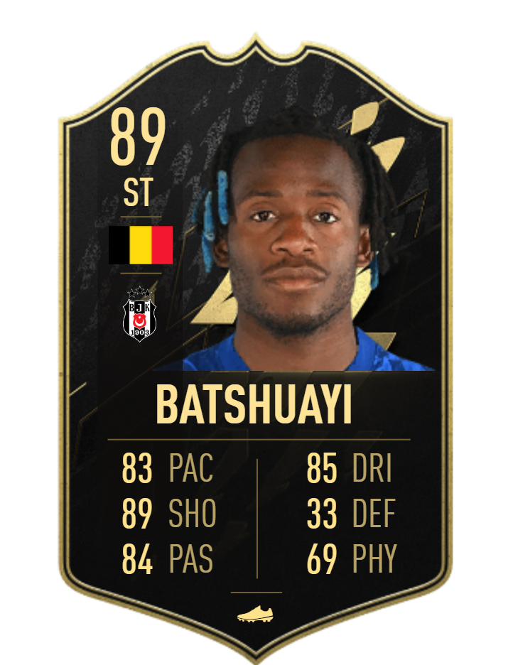 Michy Batshuayi FIFA 22 TOTW Card