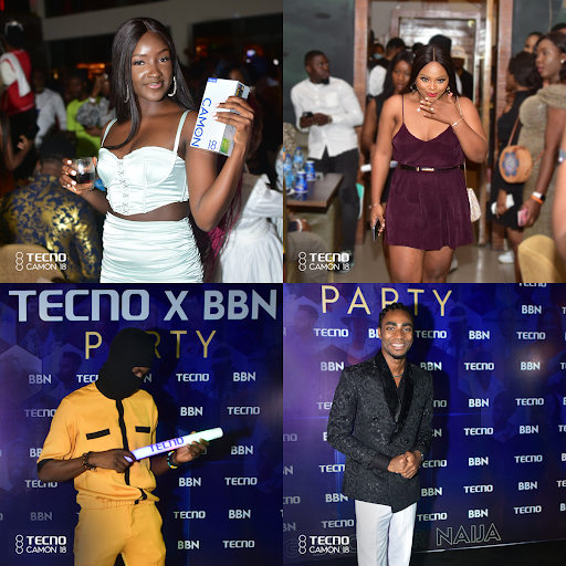 "Shine Ya Eyes" housemates reunion at the TECNOxBBNaija Party