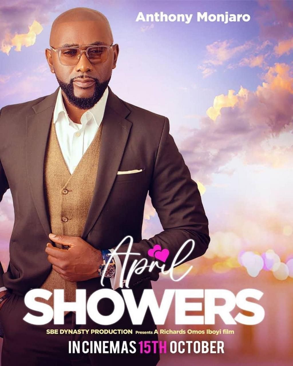 April Showers - BBNaija star Pere's first movie after BBNaija showing in cinemas this Friday October 15th