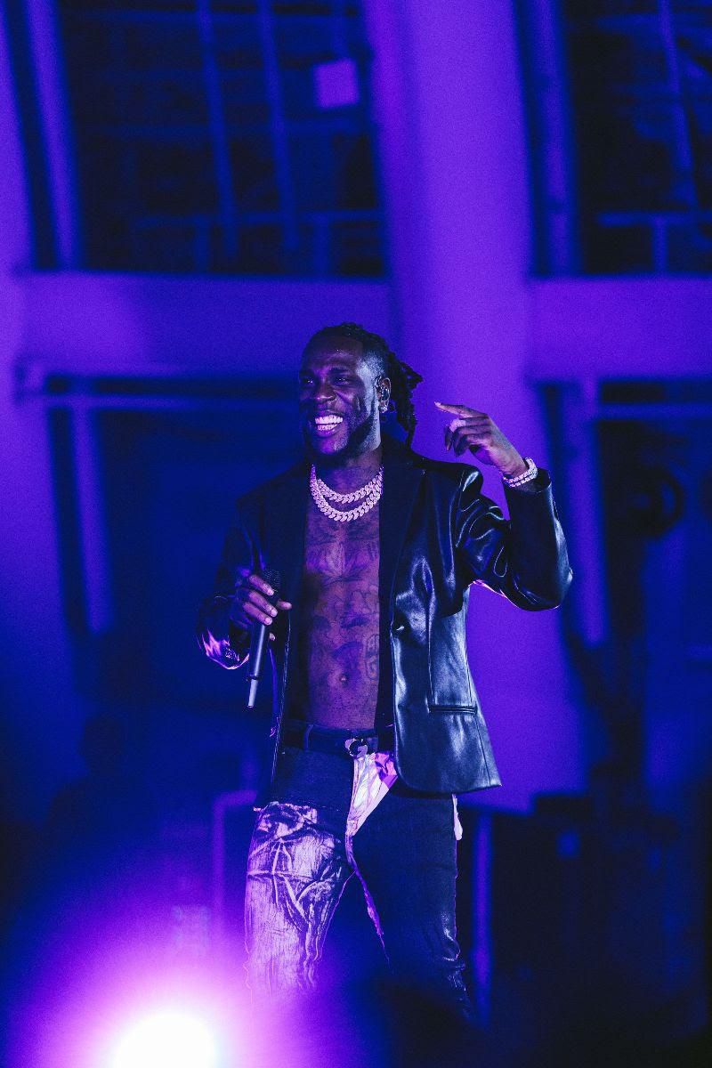 Burna Boy at Hollywood Bowl. (Spaceship)