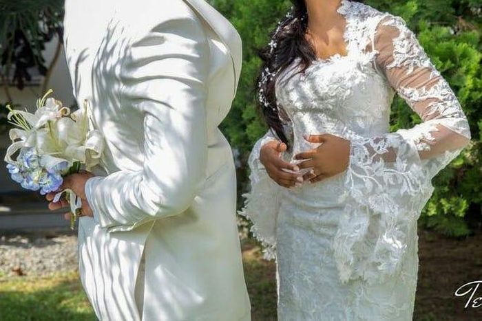 Nigerian disc jockey, Caise and wife Xerona [Instagram/MediaGuideStyle]