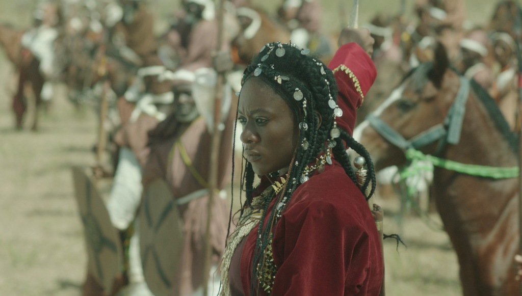 Lucy Ameh stars in the lead role as Queen Amina [JudithAudusblog]
