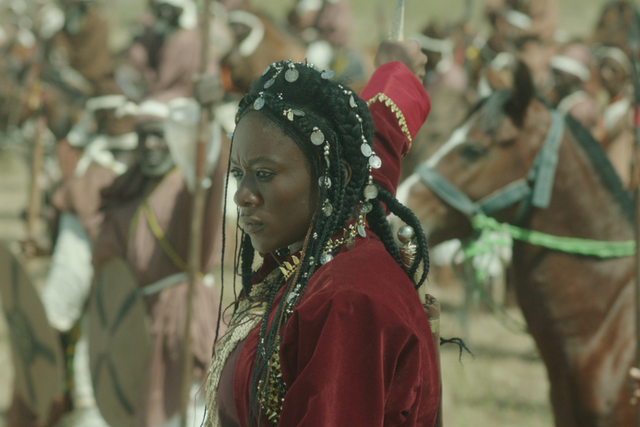 Lucy Ameh stars in the lead role as Queen Amina [JudithAudusblog]