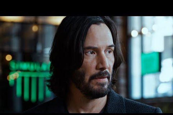 Keanu Reeves as Neo in 'The Matrix Resurrections' [YouTube]