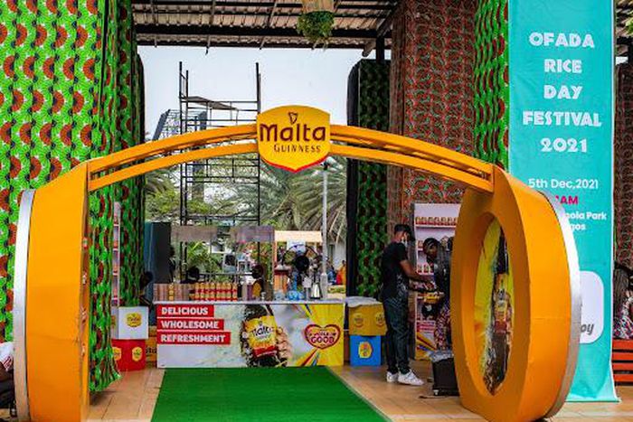 Malta Guinness at the Ofada Rice Day Festival 2021