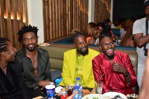 "Shine Ya Eyes" housemates reunion at the TECNOxBBNaija Party