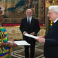 Ambassador Quartey Koranteng presents her letters of credence to President Sergio Mattarella in Rome