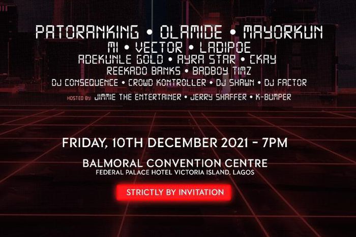 Hennessy Artistry 2021: Game ON! Featuring Patoranking, Olamide, Mayorkun, Adekunle Gold, Ayra Starr & more