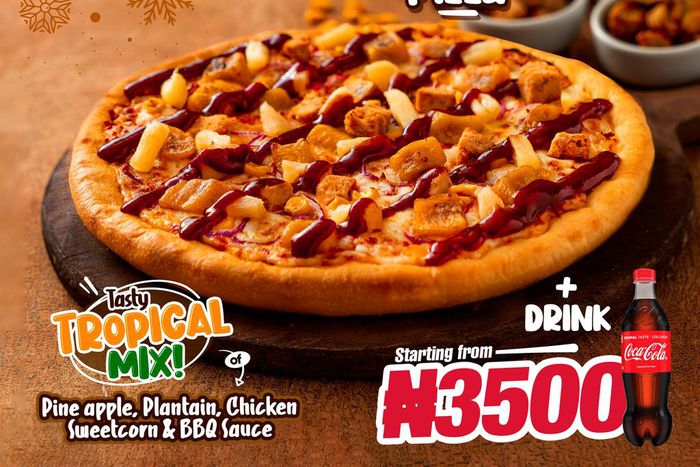Have a magical Christmas with the new Domino’s Jambalaya Pizza!