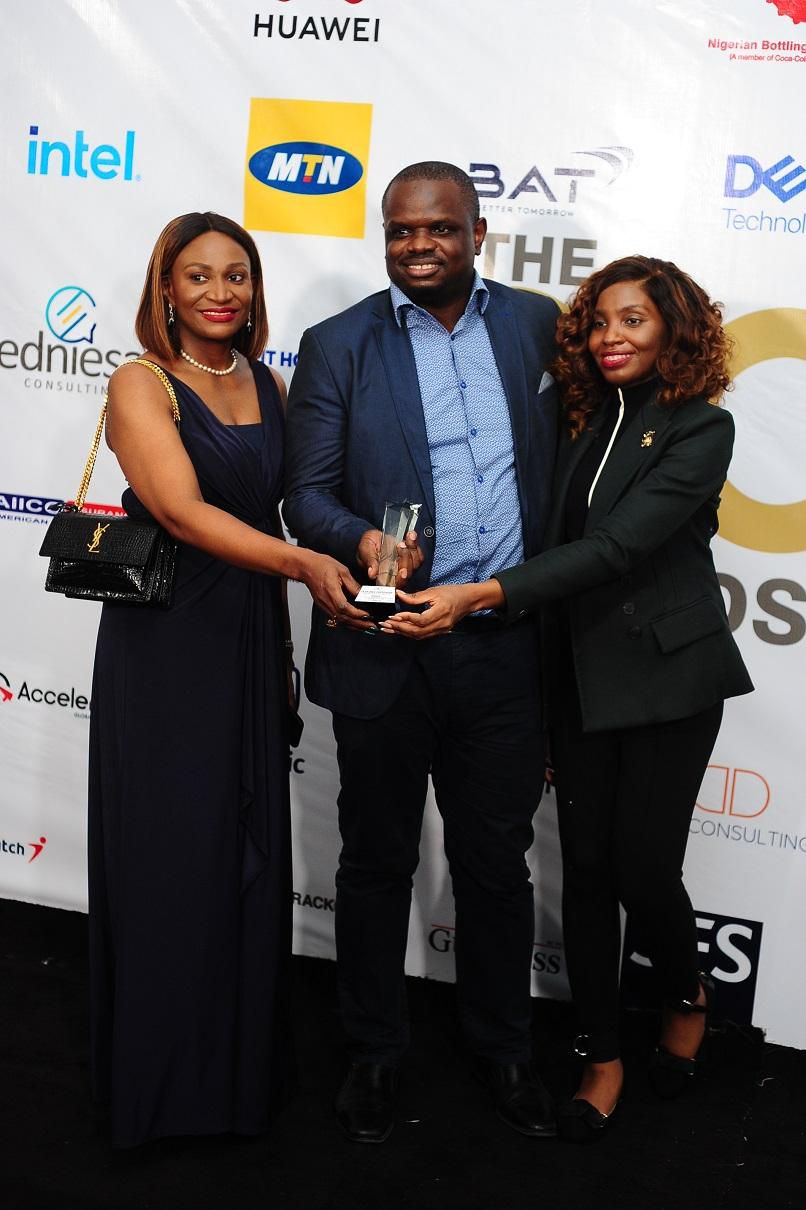 L-R: The Director, External Affairs, British American Tobacco (BAT) West and Central Africa, Odiri Erewa-Meggison;  Head of Digital Business Solutions, British American Tobacco West and Central Africa, Olakunle Ogedengbe; and the General Manager, BAT N...