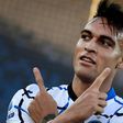 Inter Milan's Lautaro Martinez scored his fourth league goal this season at Atalanta