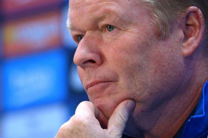Ronald Koeman was confronted by fans after Barcelona's 2-1 defeat by Real Madrid on Sunday.