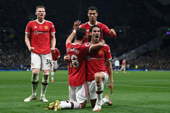 Manchester United bounced back with a 3-0 win at Tottenham to ease the pressure on manager Ole Gunnar Solskjaer