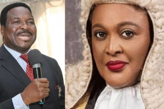 Mike Ozekhome and Justice Mary Odili (Punch)