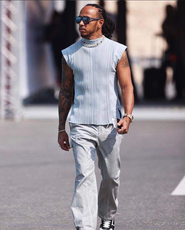 Lewis Hamilton (via British GQ)