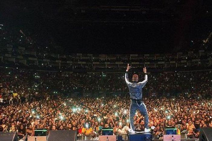 Wizkid at the O2 Arena London [BBC]