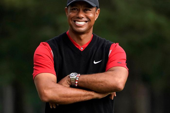 Golf superstar Tiger Woods.