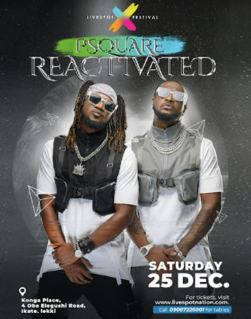 P Square Reactivated concert
