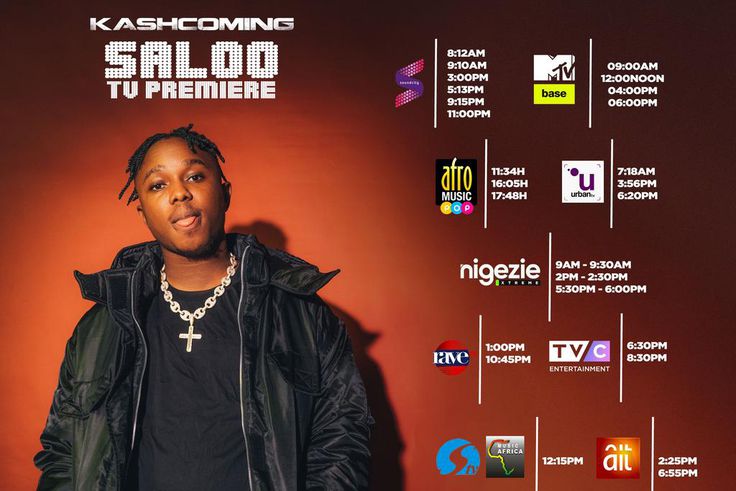 Kashcoming Premieres Saloo Official Video, Africa-Wide.