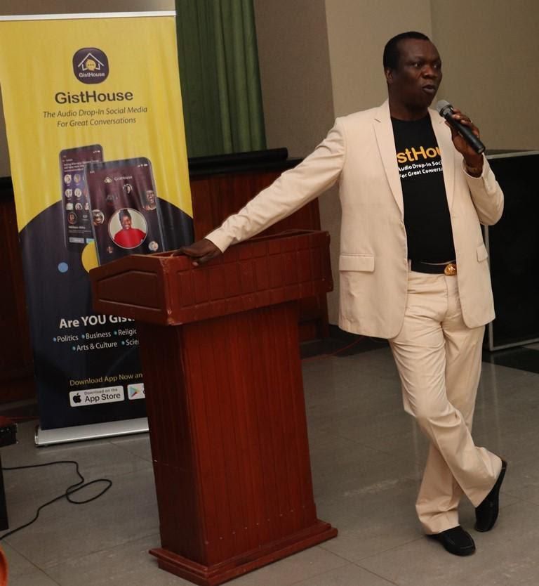 GISTHOUSE launches 1st Afrocentric Audio Conversation App n Lagos withTop influencers In Attendance. (GISTHOUSE)