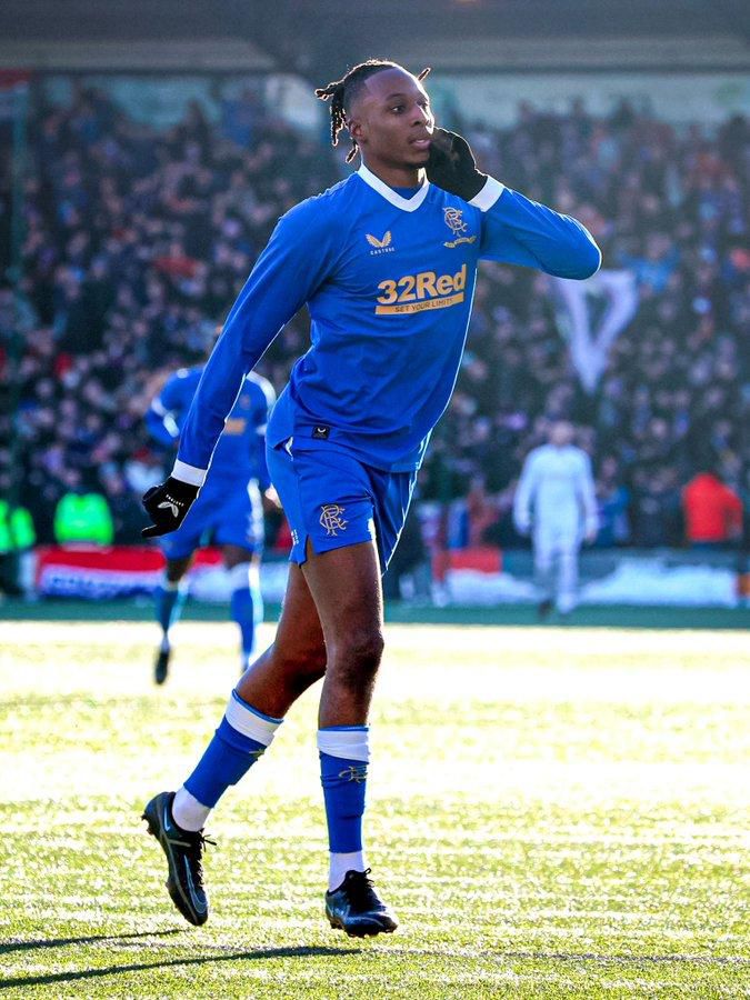 Joe Aribo produced a special goal to double the lead for Rangers