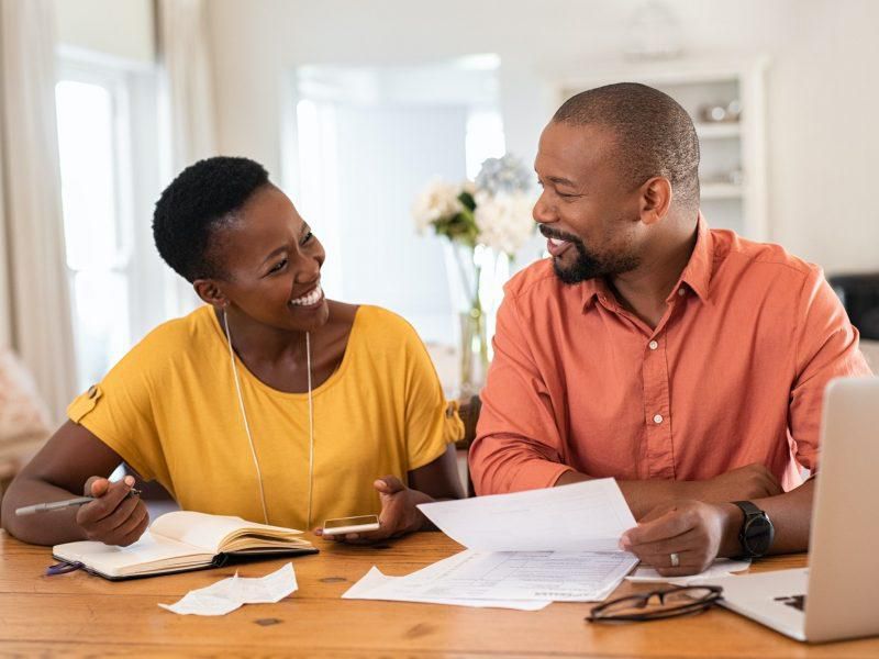 An African couple during a Personal Finance session