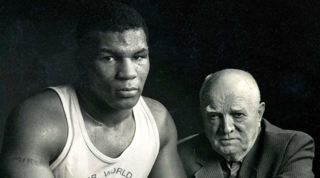Mike Tyson and trainer Cus D'Amato