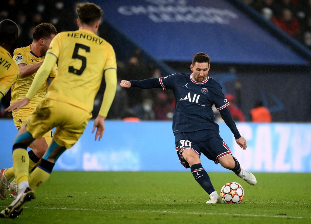 Lionel Messi has scored five goals in the Champions League this season for PSG.