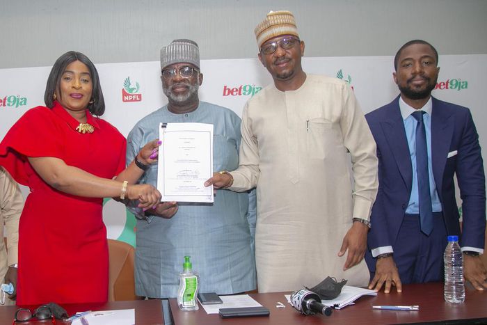 Bet9ja officially partners with the Nigerian Professional Football League  (NPFL)