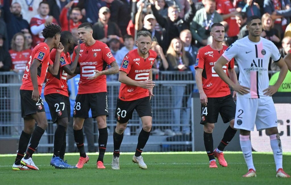 Rennes snapped PSG's run of eight straight wins to start the Ligue 1 season