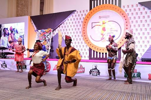 L-R: Legal & Corporate Affairs Director, International Breweries PLC (IBPLC), Mrs Temitope Oguntokun; commissioner for commerce and industry, Ogun State, Kikelomo Longe; Chairman of the Board, International Breweries PLC, HRM Nnaemeka Alfred Achebe; Sp...