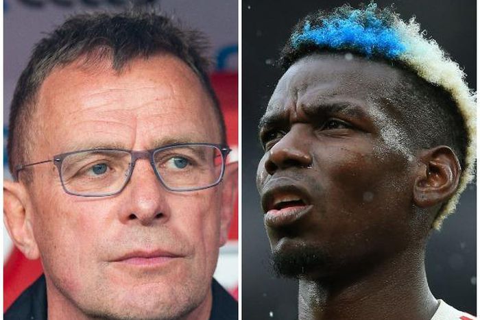 Ralf Rangnick and Paul Pogba