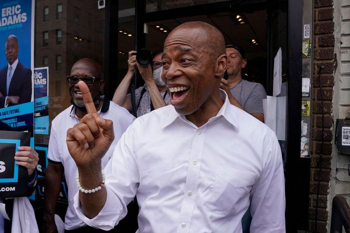 The New York City Democratic mayoral candidate Eric Adams.