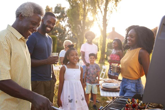 A black family barbecuing [shondaland]